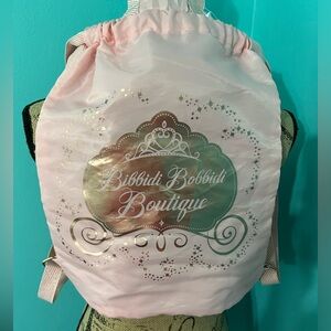 NWT Disney Bibbidi Bobbidi Boutique Pink Pull Closed Backpack